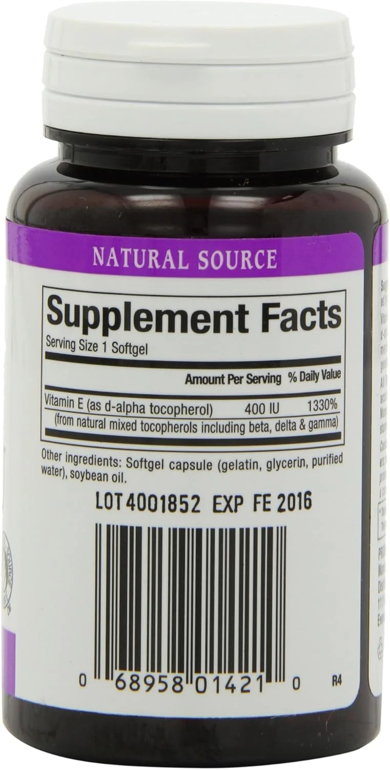 نچرال فاکتورز ویتامین ای 400 واحد بین المللی 90 سافت ژل