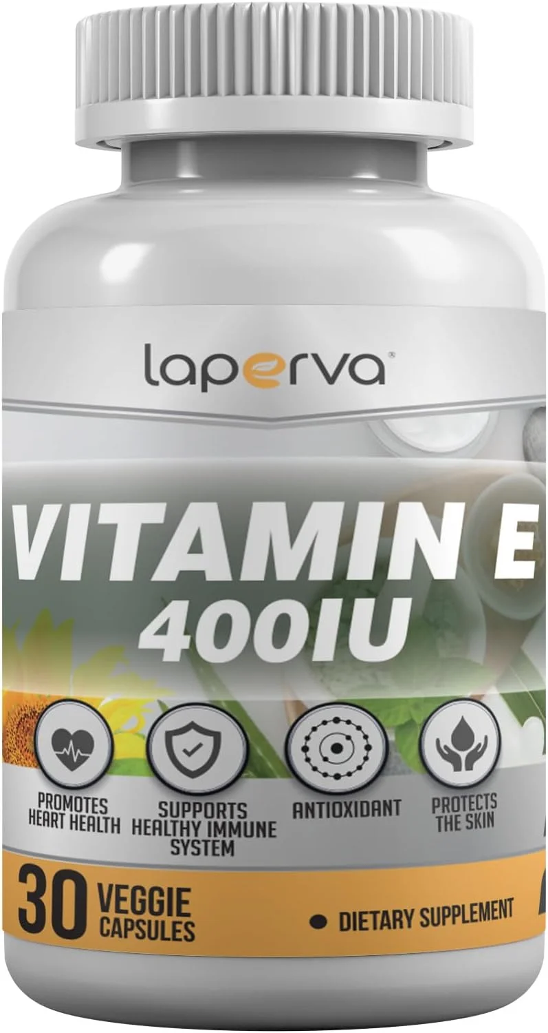 لاپروا ویتامین ای 400 واحد بین المللی - پشتیبانی آنتی اکسیدانی عالی برای سلامت سلولی، تقویت سیستم ایمنی و سلامت قلب و عروق - 30 کپسول گیاهی لاپروا ویتامین ای 400 واحد بین المللی - پشتیبانی آنتی اکسیدانی عالی برای سلامت سلولی، تقویت سیستم ایمنی و سلامت قلب و عروق - 30 کپسول گیاهی