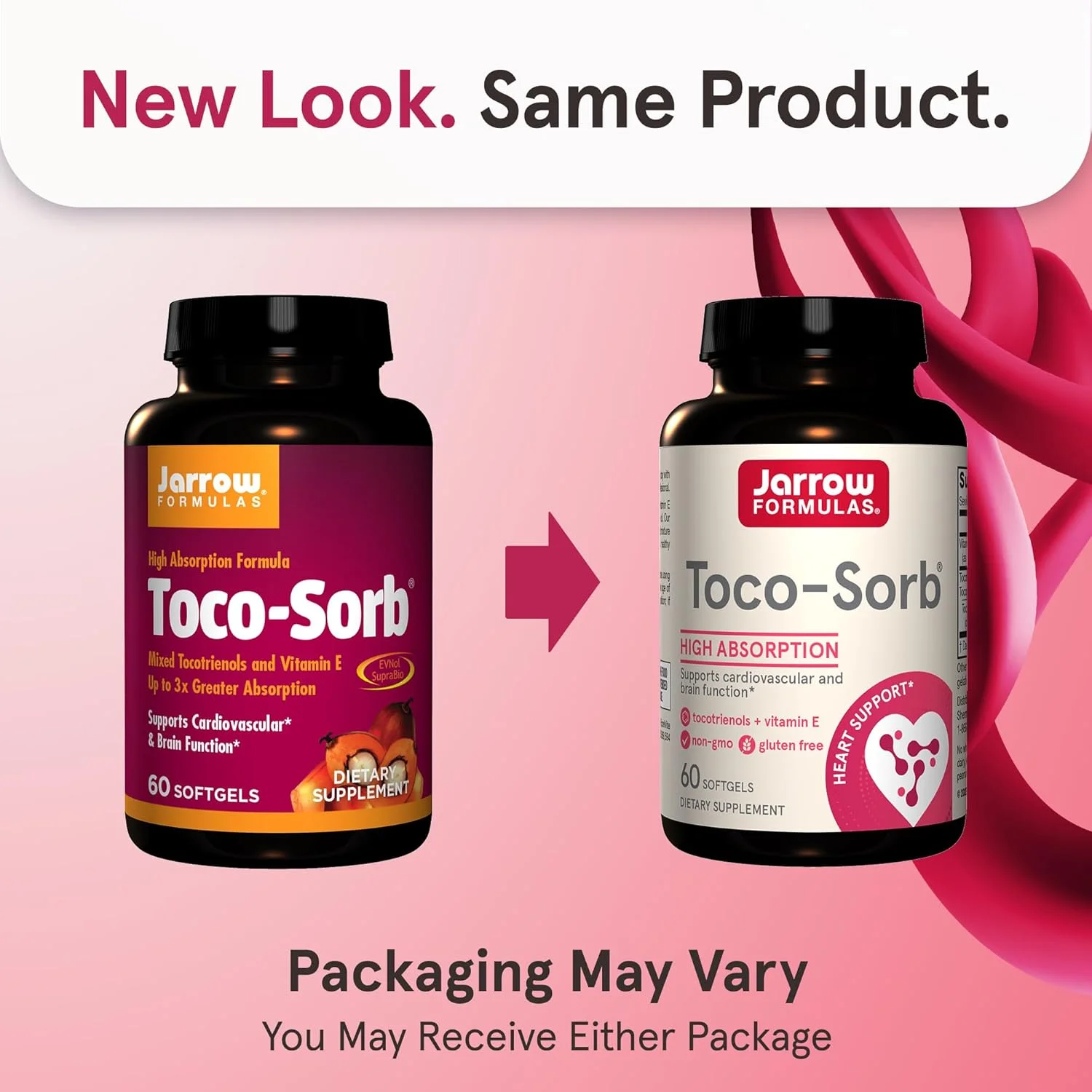 جارو فرمولاز توکو-سورب - 60 سافت ژل - پشتیبانی از سلامت قلب و عروق و عملکرد مغز - فرمول جذب بالا - توکوترینول های مخلوط و مکمل ویتامین E - تا 60 سروینگ جارو فرمولاز توکو-سورب - 60 سافت ژل - پشتیبانی از سلامت قلب و عروق و عملکرد مغز - فرمول جذب بالا - توکوترینول های مخلوط و مکمل ویتامین E - تا 60 سروینگ