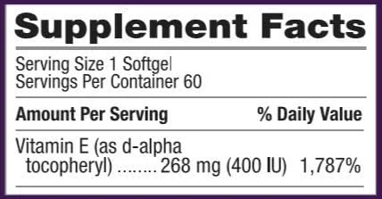 آی ویتامین ای 400 واحد بین المللی آی رمدیز - مکمل آنتی اکسیدانی طبیعی برای پوست، قلب و پشتیبانی از سیستم ایمنی - 60 سافت ژل