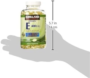 ویتامین ای 400 واحد بین المللی کرکلند سیگنیچر، 500 سافت ژل (بسته 2 عددی) (در مجموع 1000 سافت ژل) ویتامین ای 400 واحد بین المللی کرکلند سیگنیچر، 500 سافت ژل (بسته 2 عددی) (در مجموع 1000 سافت ژل)