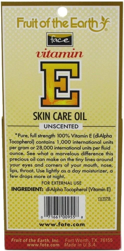 روغن ویتامین ای Fruit Of The Earth، 15 میلی لیتر
