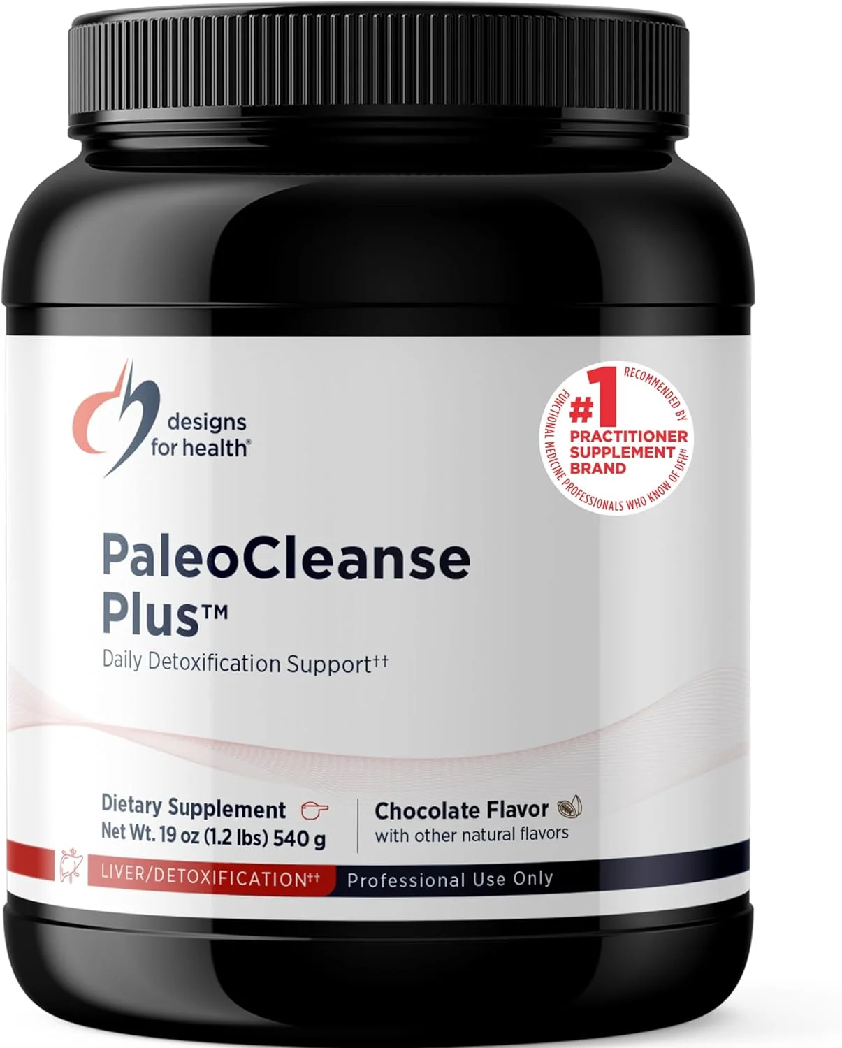 پودر پاکسازی PaleoCleanse Plus Designs for Health - پودر سم زدایی با 18 گرم پروتئین آب قلم، گیاهان آنتی اکسیدانی، ویتامین ها + مواد معدنی - مخلوط نوشیدنی شیک اسموتی، شکلاتی (15 سروینگ / 525 گرم)