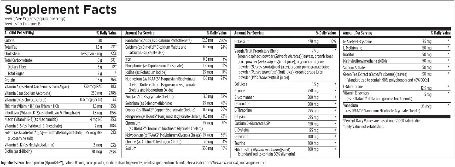 پودر پاکسازی PaleoCleanse Plus Designs for Health - پودر سم زدایی با 18 گرم پروتئین آب قلم، گیاهان آنتی اکسیدانی، ویتامین ها + مواد معدنی - مخلوط نوشیدنی شیک اسموتی، شکلاتی (15 سروینگ / 525 گرم)
