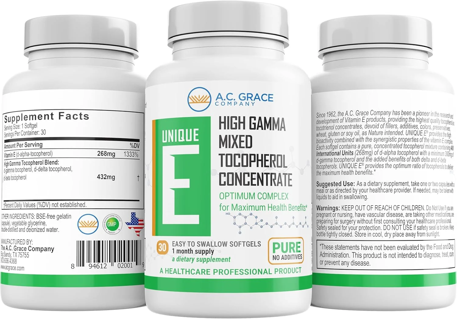 آ.ث. گریس، یونیک ای، 30 سافت ژل