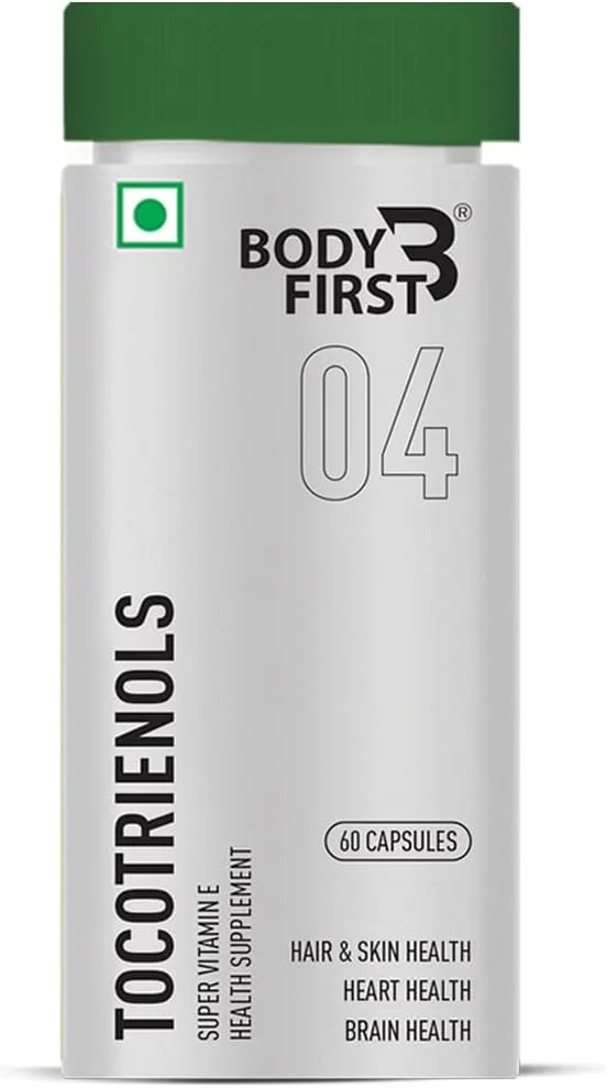 توکوترینول Body First® | ویتامین ای فوقالعاده مشتق شده از نخل روغنی قرمز | آنتی اکسیدان | فواید برای مو و پوست | 60 کپسول برای سلامت مغز، سلامت قلب و آنتی اکسیدان توکوترینول Body First® | ویتامین ای فوقالعاده مشتق شده از نخل روغنی قرمز | آنتی اکسیدان | فواید برای مو و پوست | 60 کپسول برای سلامت مغز، سلامت قلب و آنتی اکسیدان