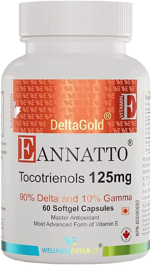 توکوترینول خالص ترین ویتامین ای دلتا گلد ای آناتو - 60 سافت ژل