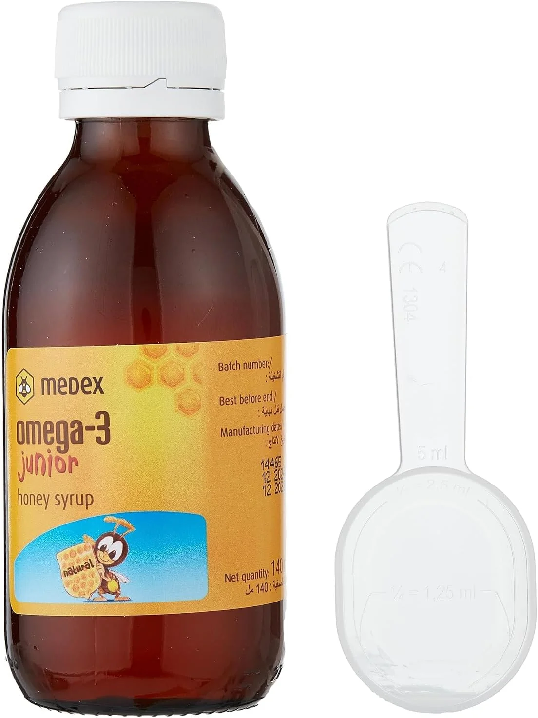 شربت امگا 3 جونیور مدکس 140 میلی لیتر