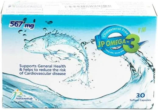 کپسول های امگا 3 جی پی 30 عددی