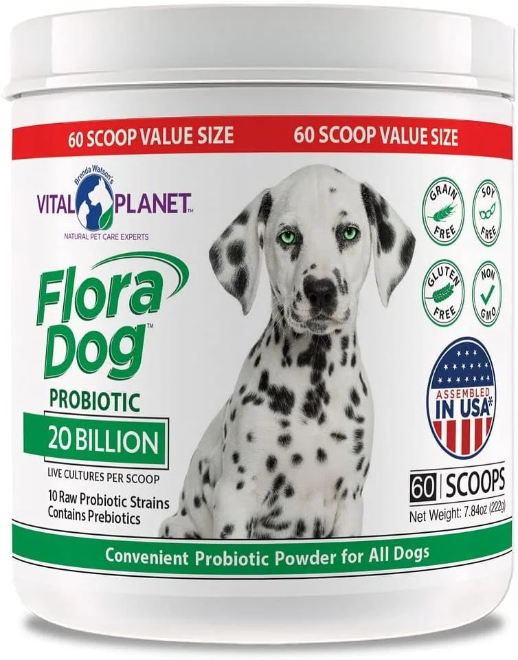 پودر پروبیوتیک سگ Vital Planet - Flora Dog، 20 میلیارد CFU، 7.84 اونس، 181935