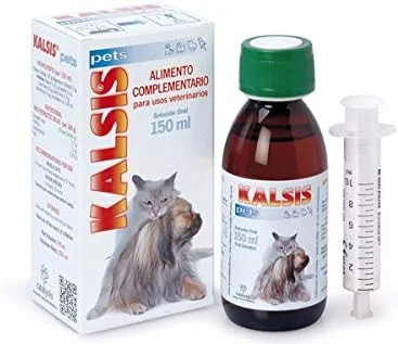 مکمل غذایی حیوانات خانگی VIVALDIS KALSIS برای سگ ها و گربه ها 150 میلی لیتر از جولی اند کیوتی پتس