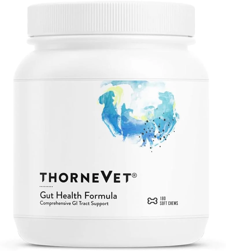 فرمول سلامت روده ThorneVET - پشتیبانی گوارشی برای سگ ها، گربه ها و اسب ها، 180 عدد جویدنی نرم