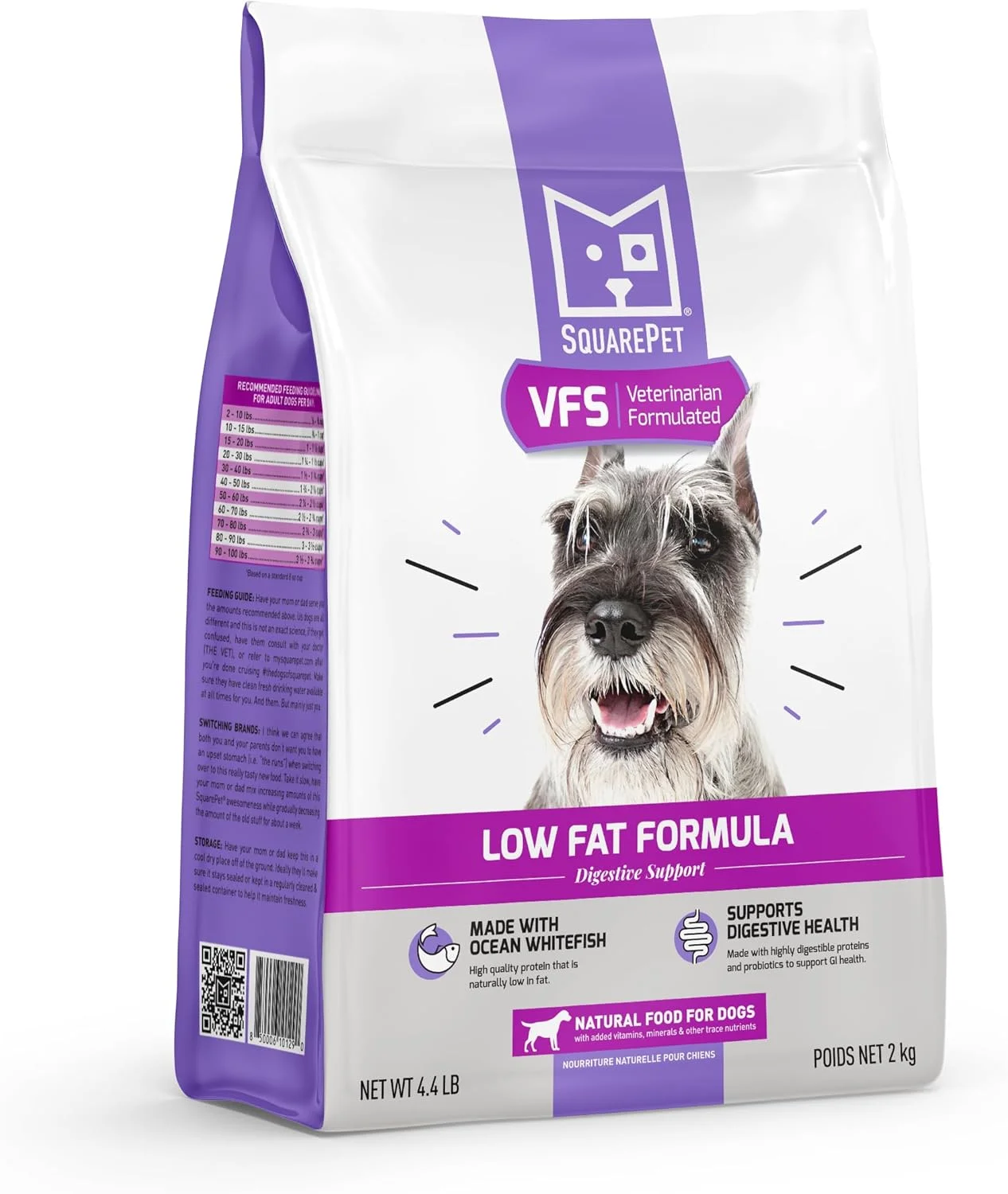 غذای سگ کم چرب SquarePet VFS