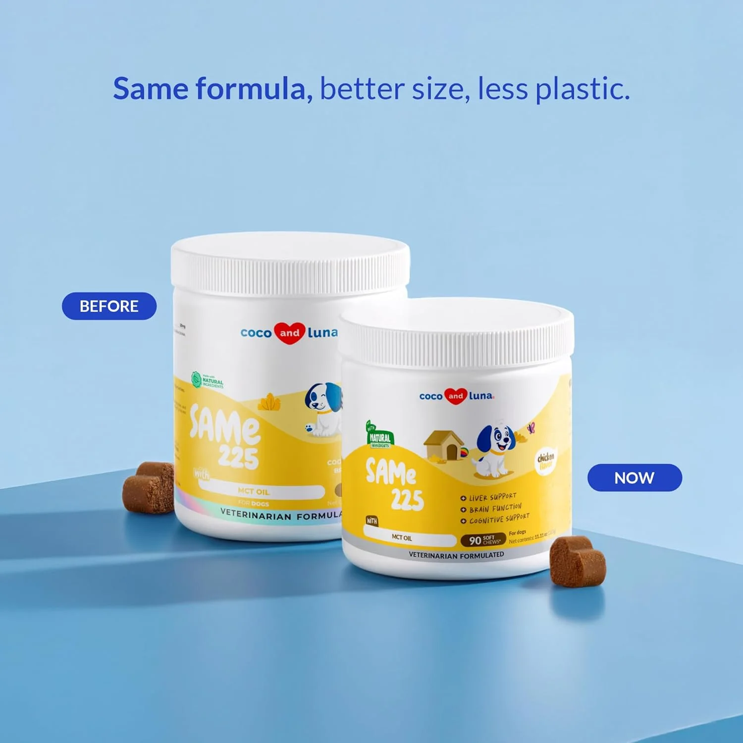 مکمل اس-آدنوزیل-ال-متیونین برای سگ ها - 90 عدد جویدنی نرم - مکمل کبد - سلامت مغز، پشتیبانی شناختی و کبد مکمل اس-آدنوزیل-ال-متیونین برای سگ ها - 90 عدد جویدنی نرم - مکمل کبد - سلامت مغز، پشتیبانی شناختی و کبد