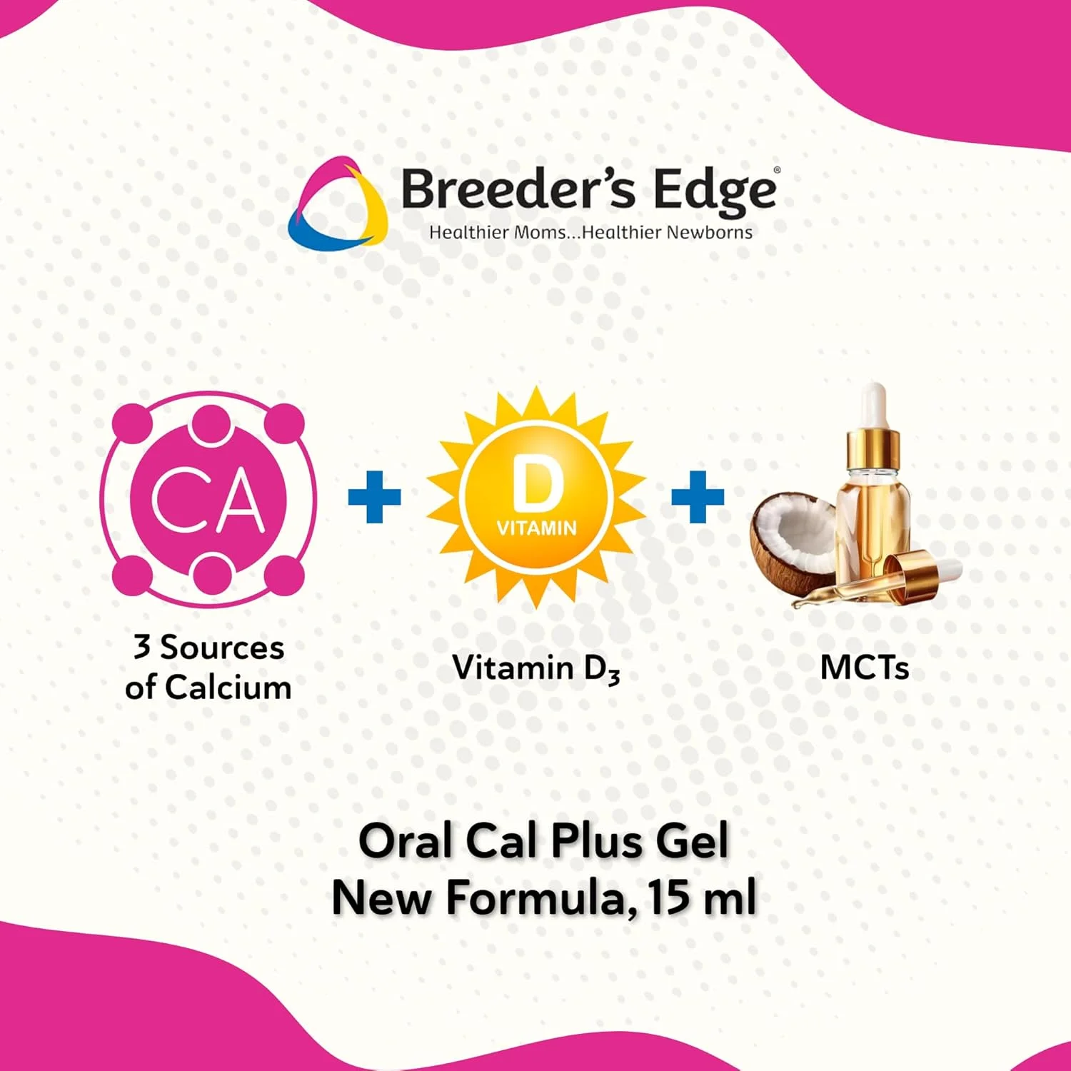 مکمل کلسیم خوراکی سریع الجذب Breeder's Edge Oral Cal Plus برای حیوانات - خمیر 15 میلی لیتری