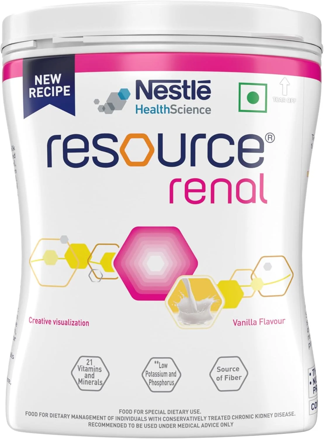 ریسرورس نستله رنال - بسته پت جار 400 گرمی (طعم وانیل)