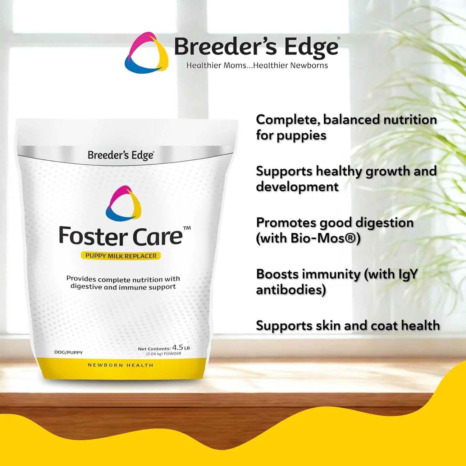 جایگزین شیر خشک سگ و توله سگ Breeder's Edge Foster Care Canine - وزن ۲۰۴۰ گرم جایگزین شیر خشک سگ و توله سگ Breeder's Edge Foster Care Canine - وزن ۲۰۴۰ گرم