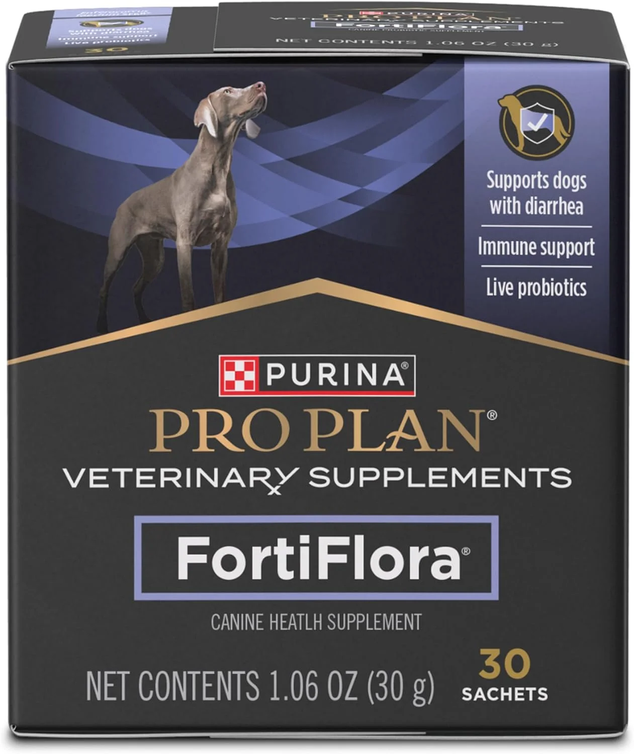مکمل پروبیوتیک سگ Purina Pro Plan Veterinary Supplements FortiFlora، مکمل غذایی سگ - (6 بسته 30 عددی)