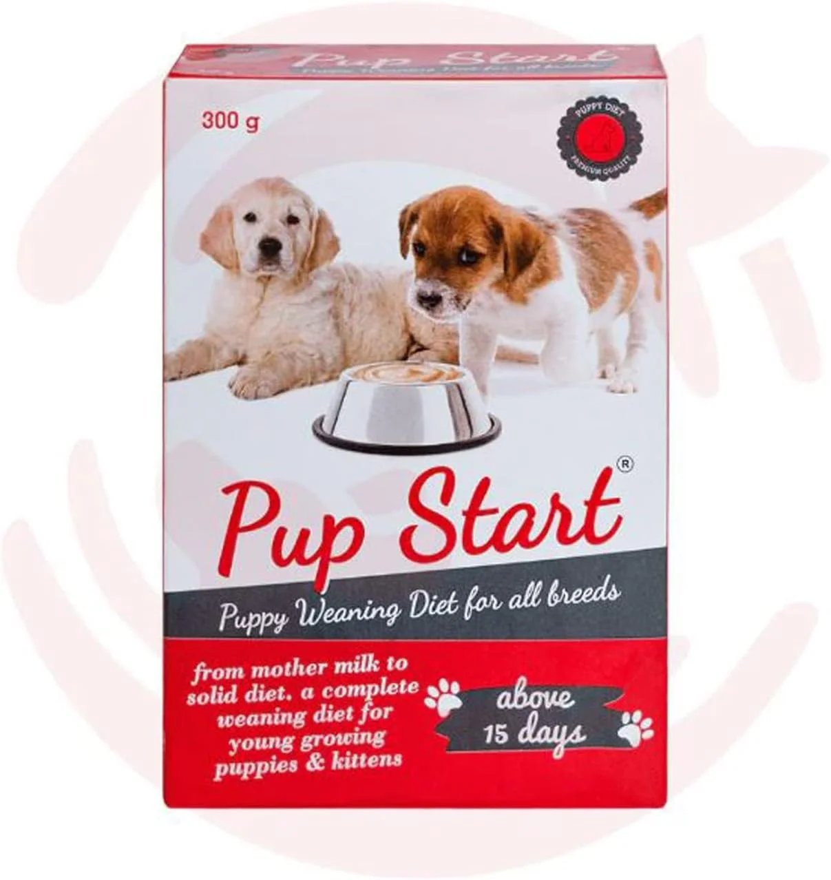 پودر غذای سگ توله سگ استارت، طعم شیر، مناسب برای همه نژادها | غذای سرلاک سگ استارت مناسب برای همه نژادها، مکمل غذای خشک رژیم غذایی از شیر گرفتن توله سگ (600 گرم)