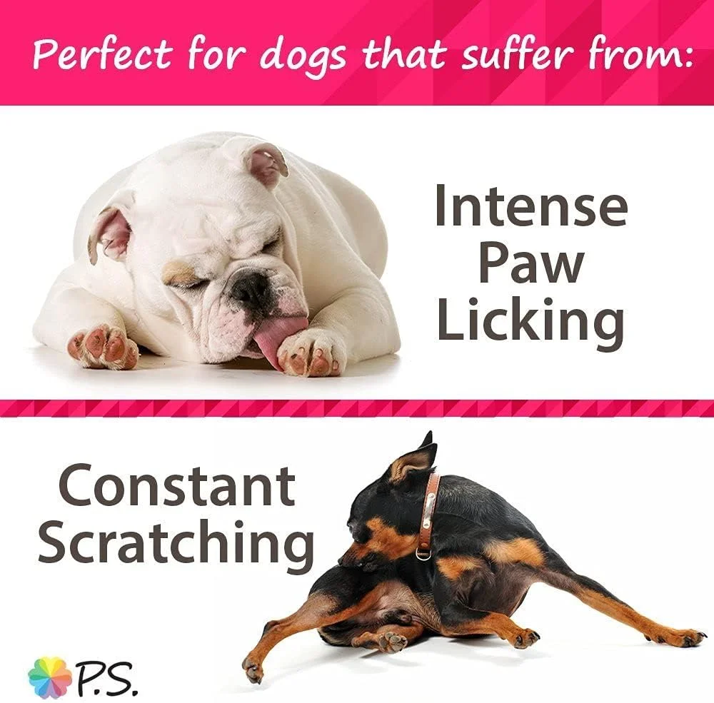 غذای سگ ۱۰۰٪ ضد حساسیت برای سگ ها - خداحافظی با لیسیدن پنجه و خارش پوست – حل طبیعی آلرژی - بدون نیاز به آمپول ها، قرص ها و غذای تجویزی گران قیمت