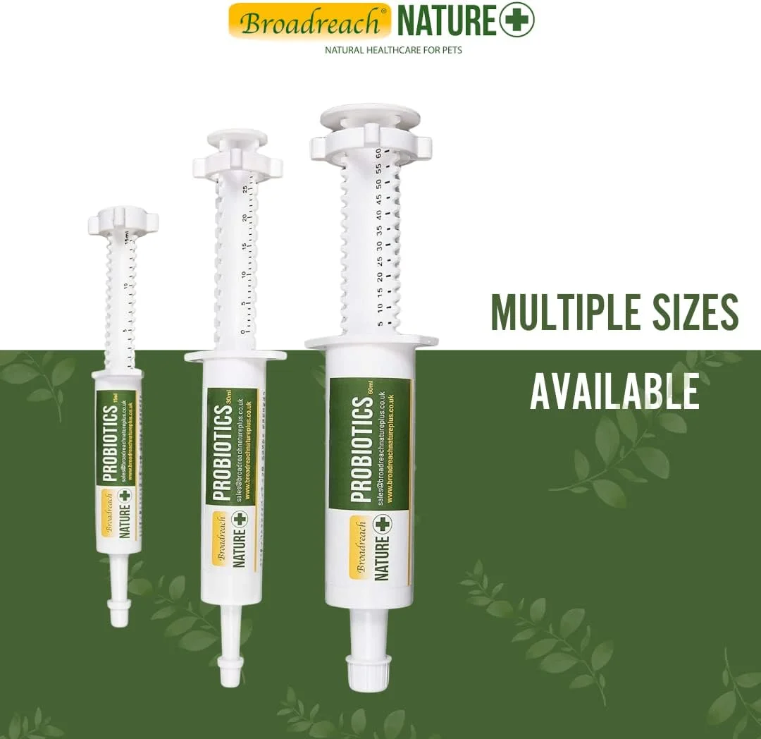پروبیوتیک برای سگ ها و گربه ها، فرمول پیشرفته دامپزشکی 30 میلی لیتر - برای حمایت از ناراحتی های گوارشی حساس - مواد طبیعی در سرنگ کالیبره شده با کاربری آسان