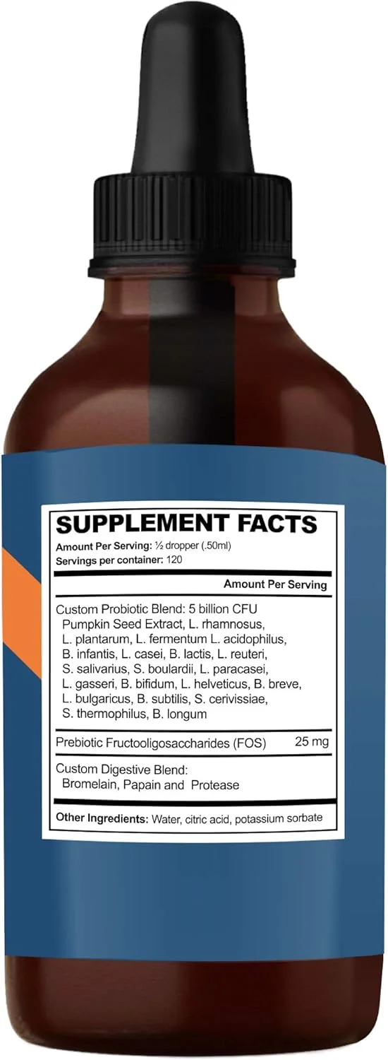 پروبیوتیک برای سگ ها با آنزیم های گوارشی طبیعی. یک محصول پری بیوتیک + آنزیم گوارشی برای سگ ها + کدو تنبل. 120 سروینگ. تسکین اسهال و ناراحتی معده + نفخ، یبوست و تسکین آلرژی.