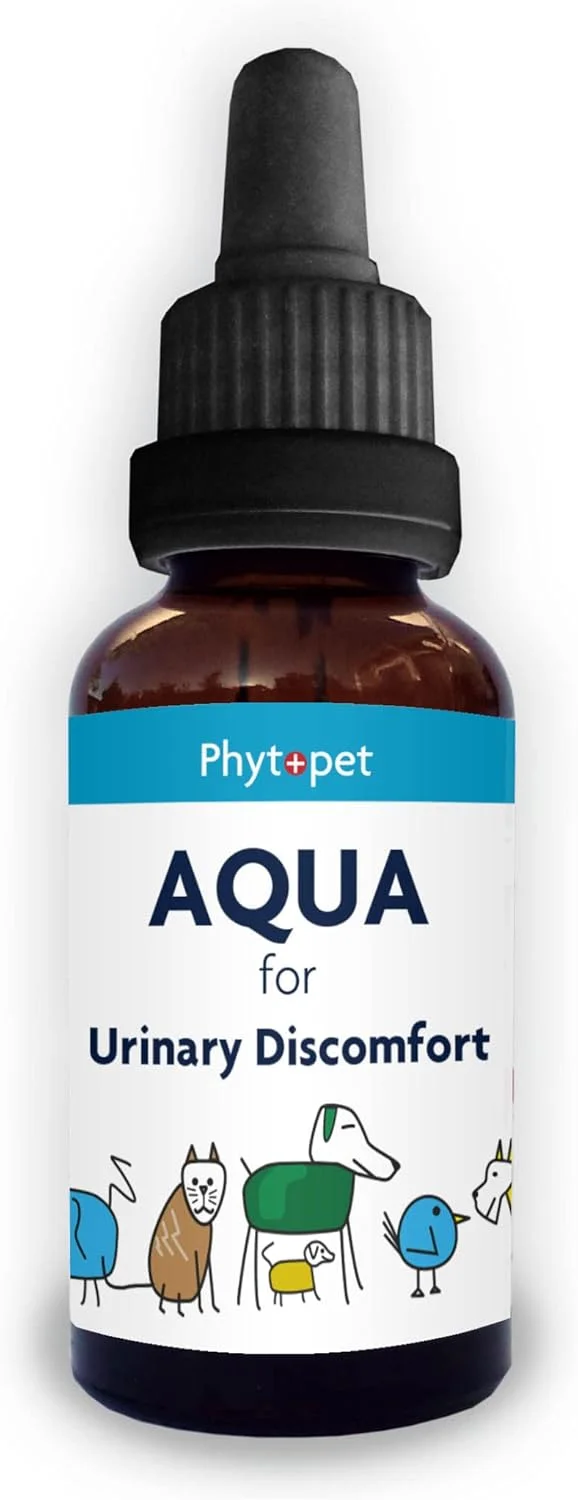 فیتوپت آکوا، کنترل طبیعی مثانه سگ و گربه برای حیوانات خانگی کوچک، داروی گیاهی سریع الاثر حیوانات خانگی 30 میلی لیتر - 100% گیاهی فیتوپت لوازم حیوانات خانگی
