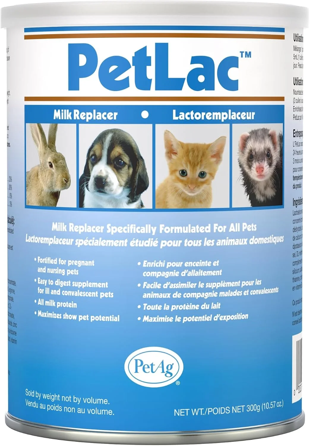 پودر شیر پت لک برای حیوانات خانگی، 300 گرم