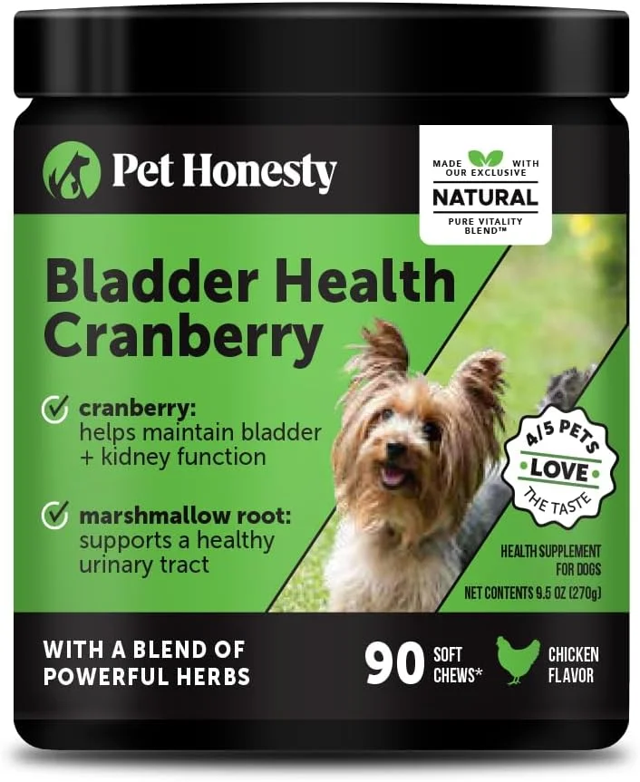 غذای سگ PetHonesty برای پشتیبانی از مجاری ادراری با کرن‌بری