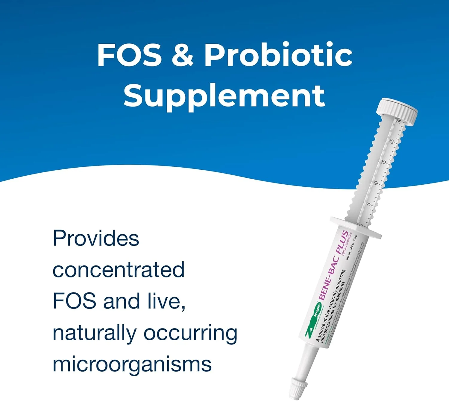 ژل خوراکی پِت اِی‌جی زولوژیک بِنِ-بَک پلاس برای پستانداران - حاوی FOS برای حیوانات خانگی در شرایط نامساعد - سرنگ 35 گرمی