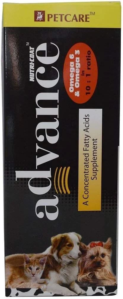 مکمل اسیدهای چرب متمرکز NUTRICOAT Advance مراقبت از حیوانات خانگی برای سگ ها و گربه ها - 200 گرم از Jolly and Cutie Pets