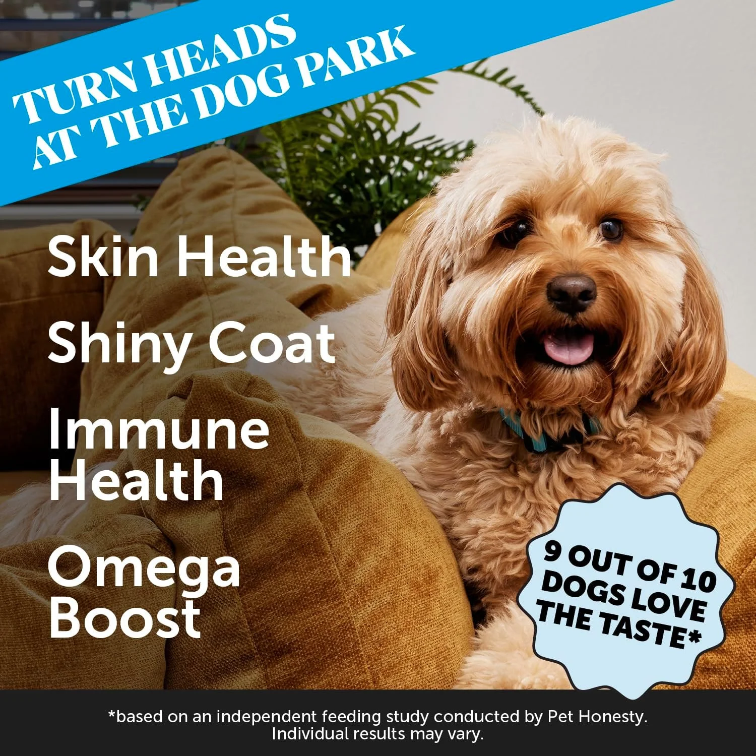 تشویقی روغن ماهی سالمون امگا 3 سگ پت هانستی برای پوست و موی سالم (90 عدد)