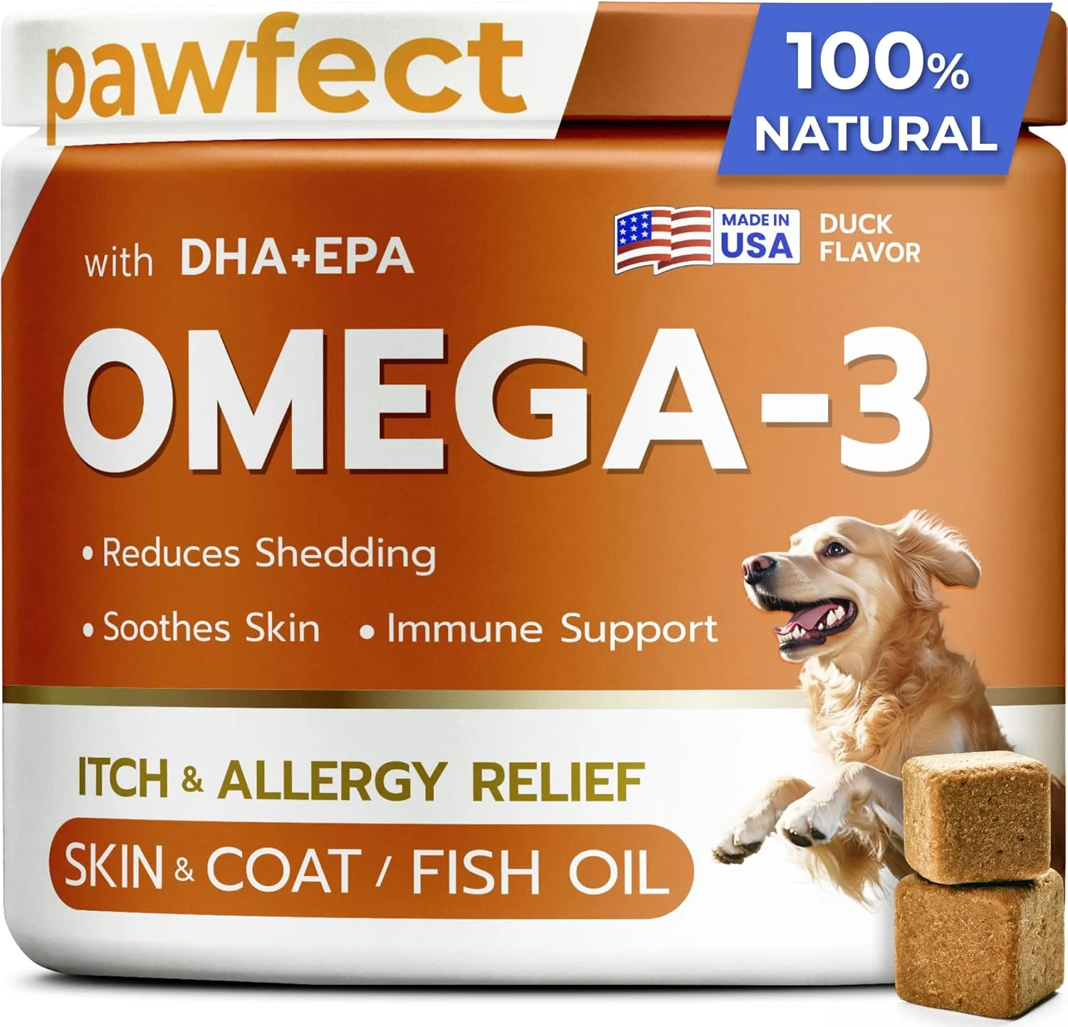 روغن ماهی امگا 3 برای سگ ها - تسکین آلرژی - سلامت مفاصل - تسکین خارش، ریزش مو - مکمل پوست و مو - جویدنی های روغن ماهی سالمون آلاسکا - امگا 3 6 9 - اسیدهای چرب EPA و DHA