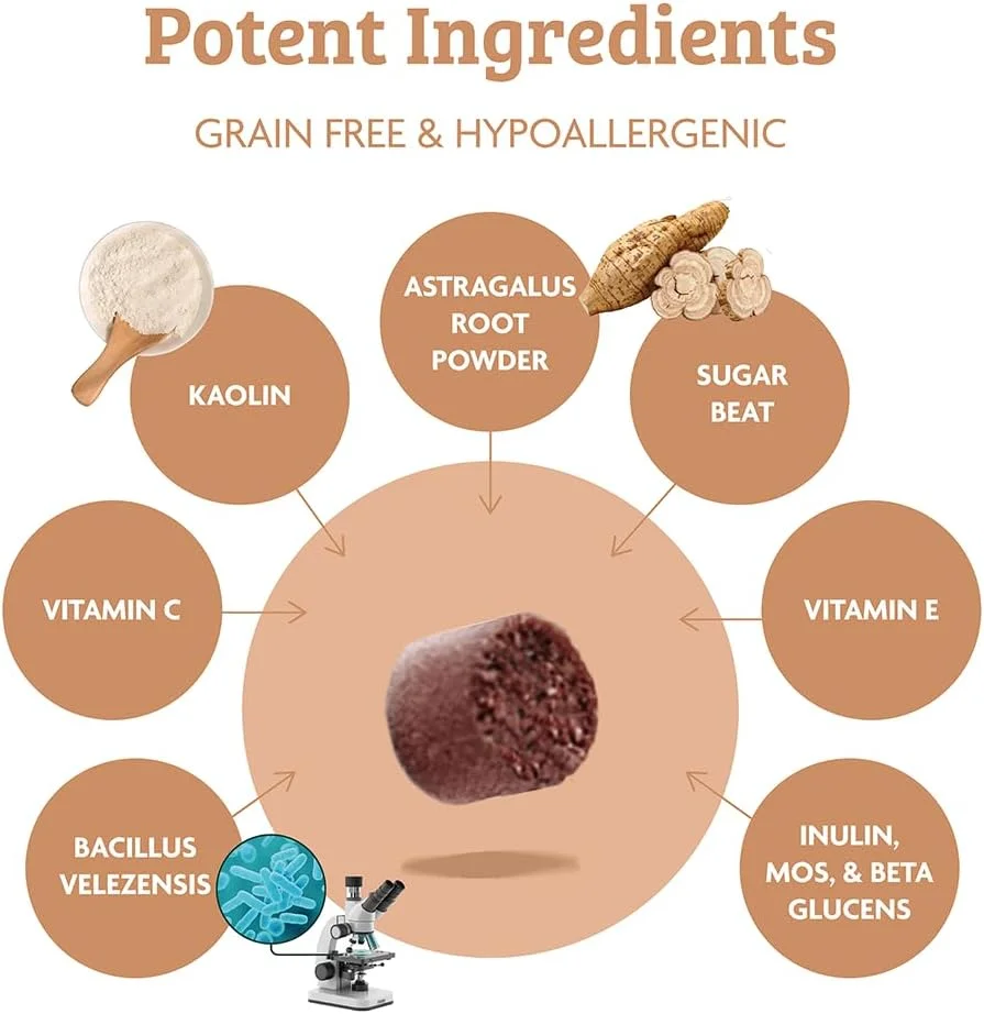 مکمل جویدنی نرم OMNI برای سفت شدن مدفوع - بزرگ (180 گرم)