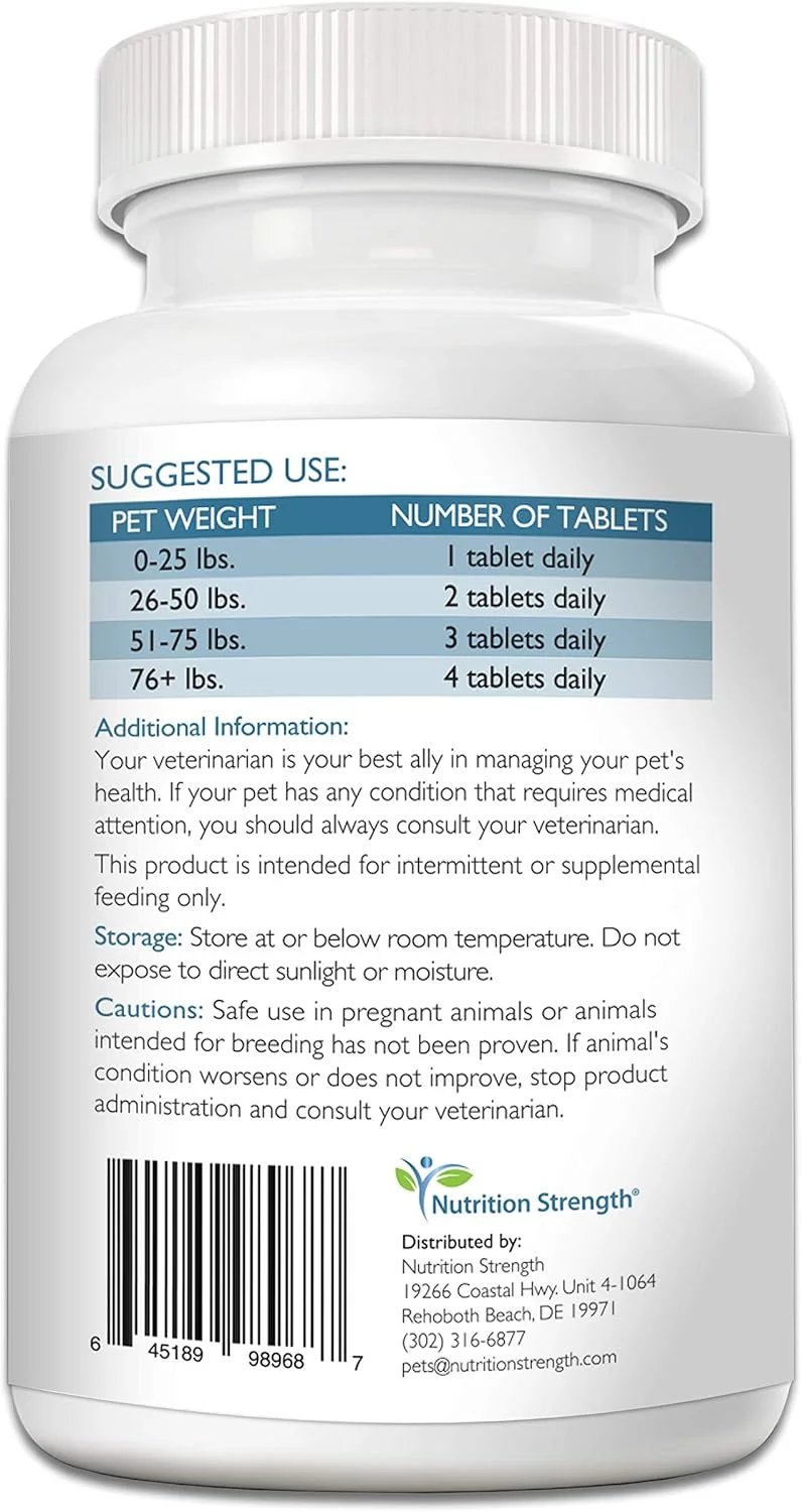 ویتامین C برای سگ ها برای پشتیبانی از سلامت قلب و عروق، کمک به تقویت سیستم ایمنی بدن، تقویت دفاع از رادیکال های آزاد و حفظ سنتز کلاژن، 120 قرص جویدنی
