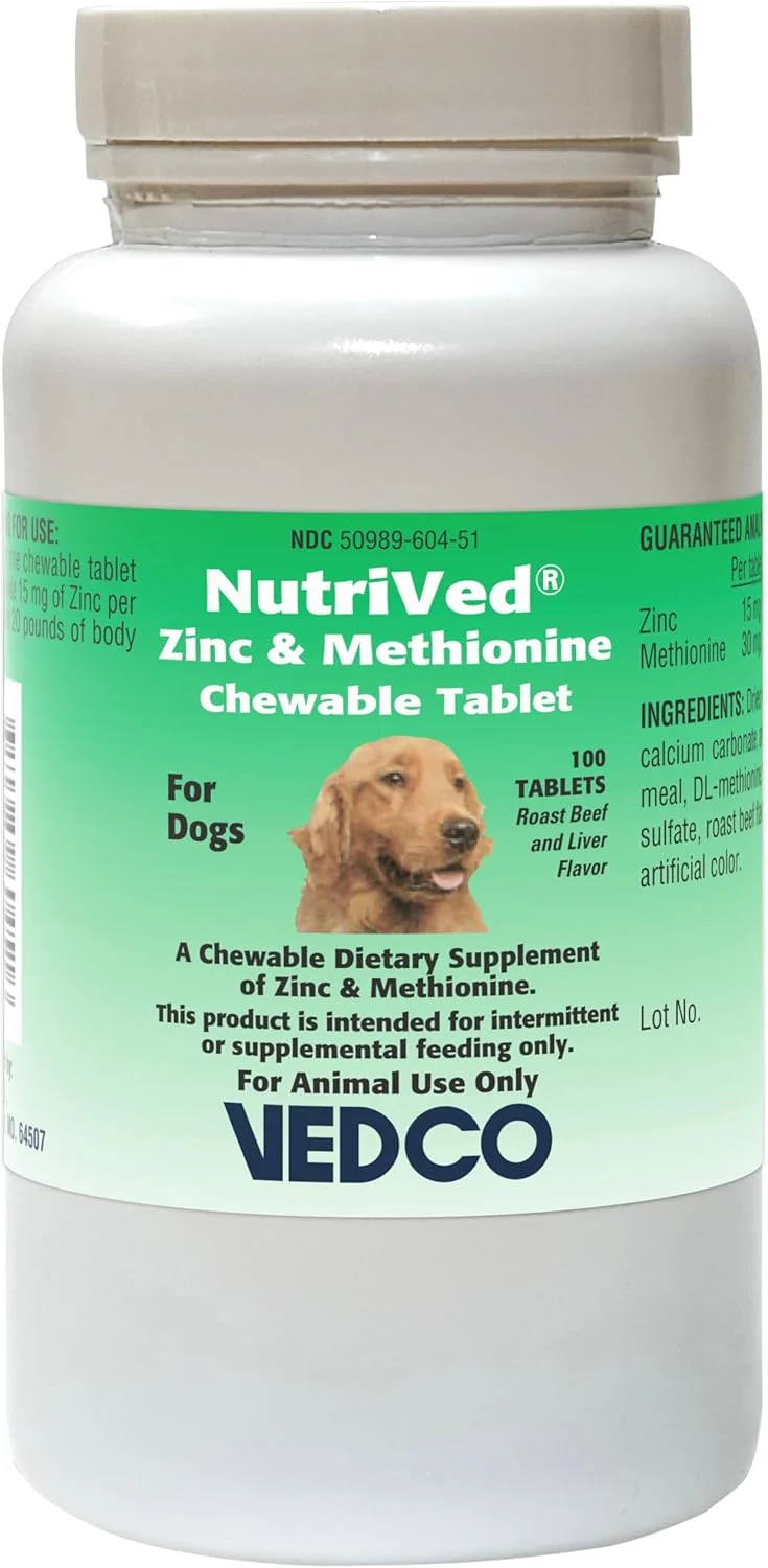 قرص های جویدنی زینک پرو نوتری ود برای سگ ها (100 عدد)