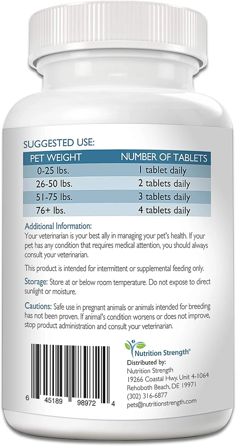 ویتامین ای برای سگ ها، تقویت سلامت قلب و عروق، پشتیبانی از غشای سلولی، کمپلکس ویتامین ای برای تقویت سیستم ایمنی سگ به همراه زینک، سلنیوم، فولات، روغن ماهی سالمون، 120 عدد قرص جویدنی