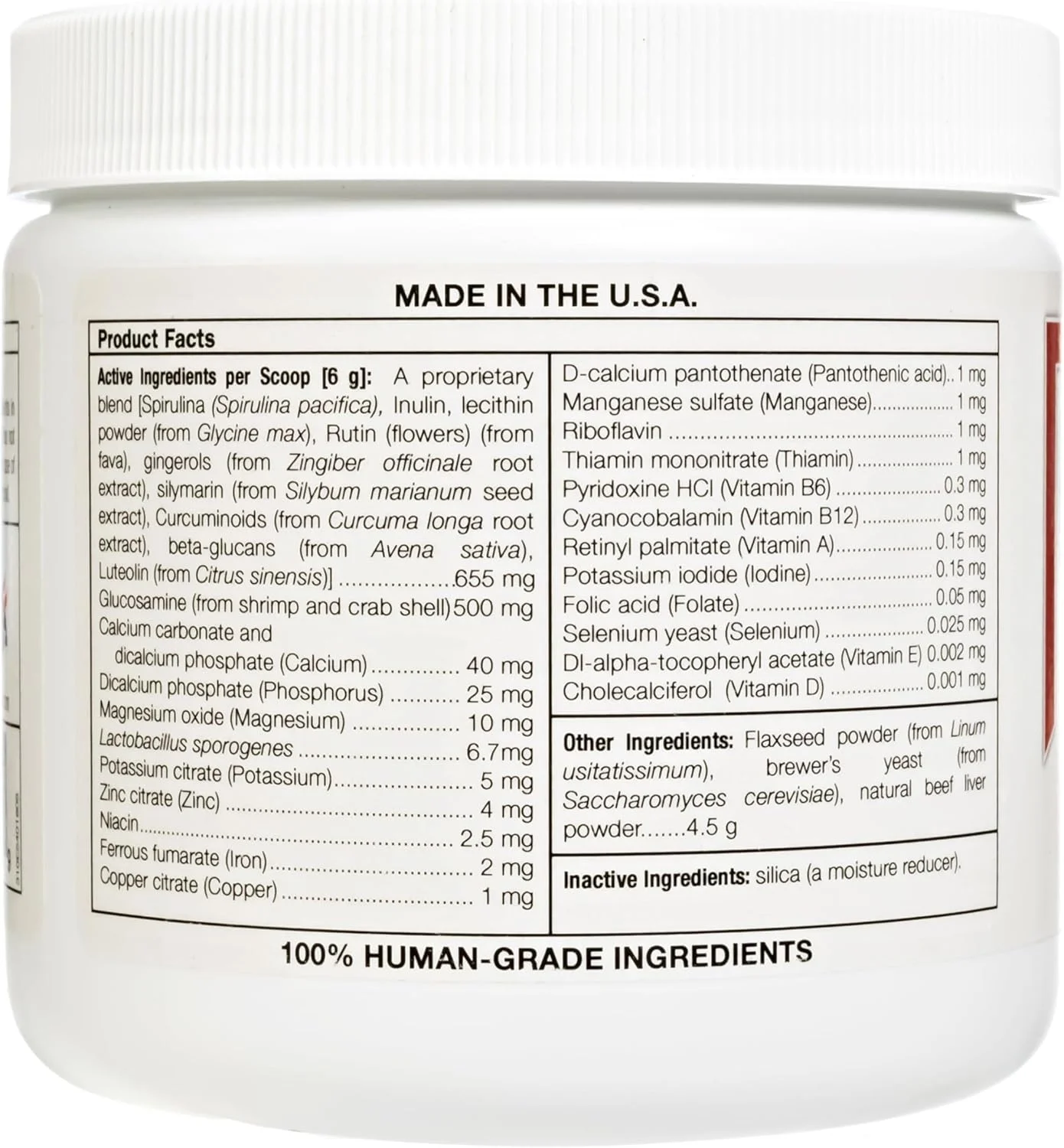 مکمل سگ بالغ + محافظت کننده سلولی ارگان ها + پشتیبانی از مغز، مفاصل، کلیه ها و کبد + افزایش انرژی و نشاط