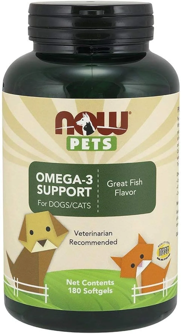 مکمل امگا 3 ناو - 180 سافت ژل برای حیوانات خانگی