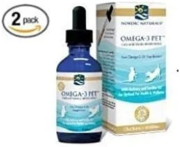 نوردیک نچرالز - امگا 3 مخصوص حیوانات خانگی (گربه ها و سگ های نژاد کوچک) - 59 میلی لیتر (بسته 2 عددی)