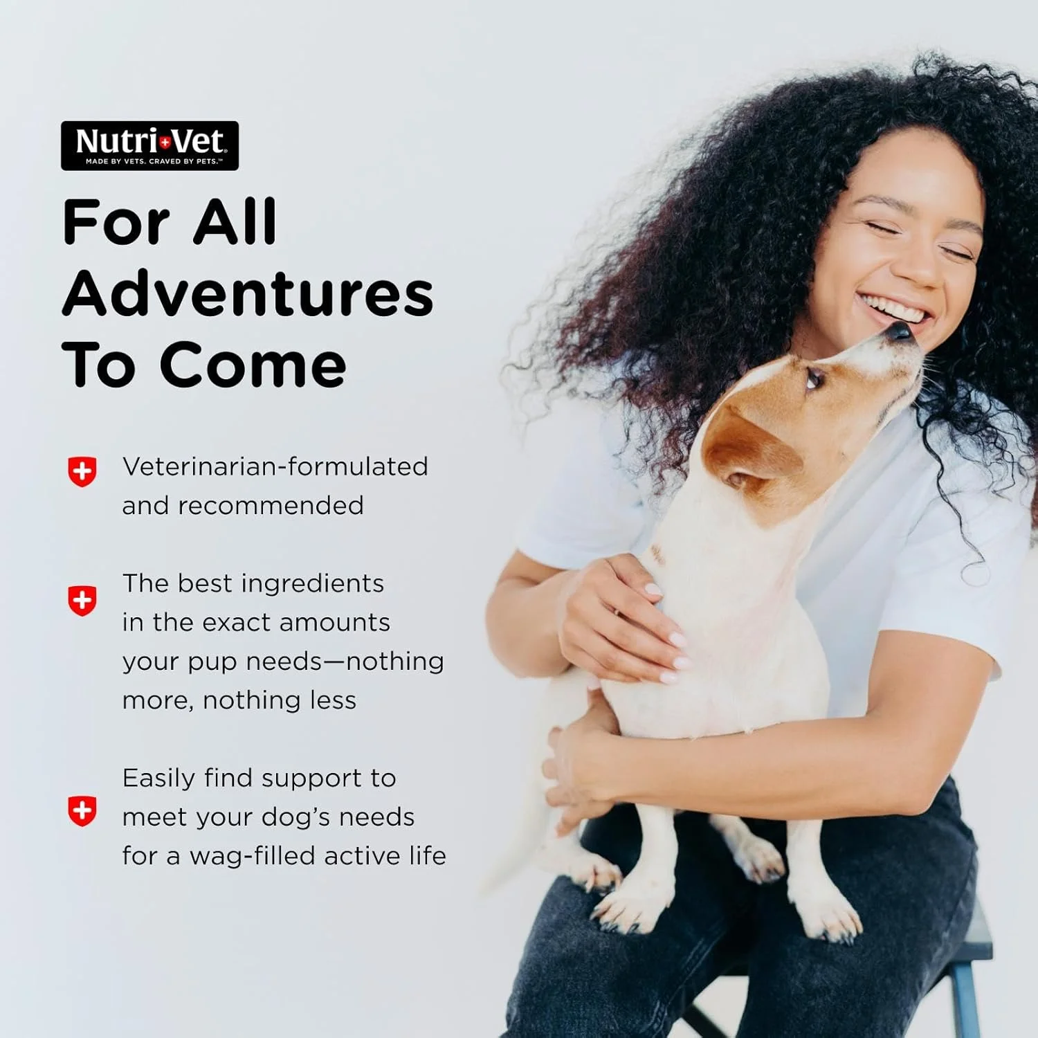 قرص های جویدنی مولتی ویتامین Nutri-Vet Vir Venture برای سگ ها، 60 عدد