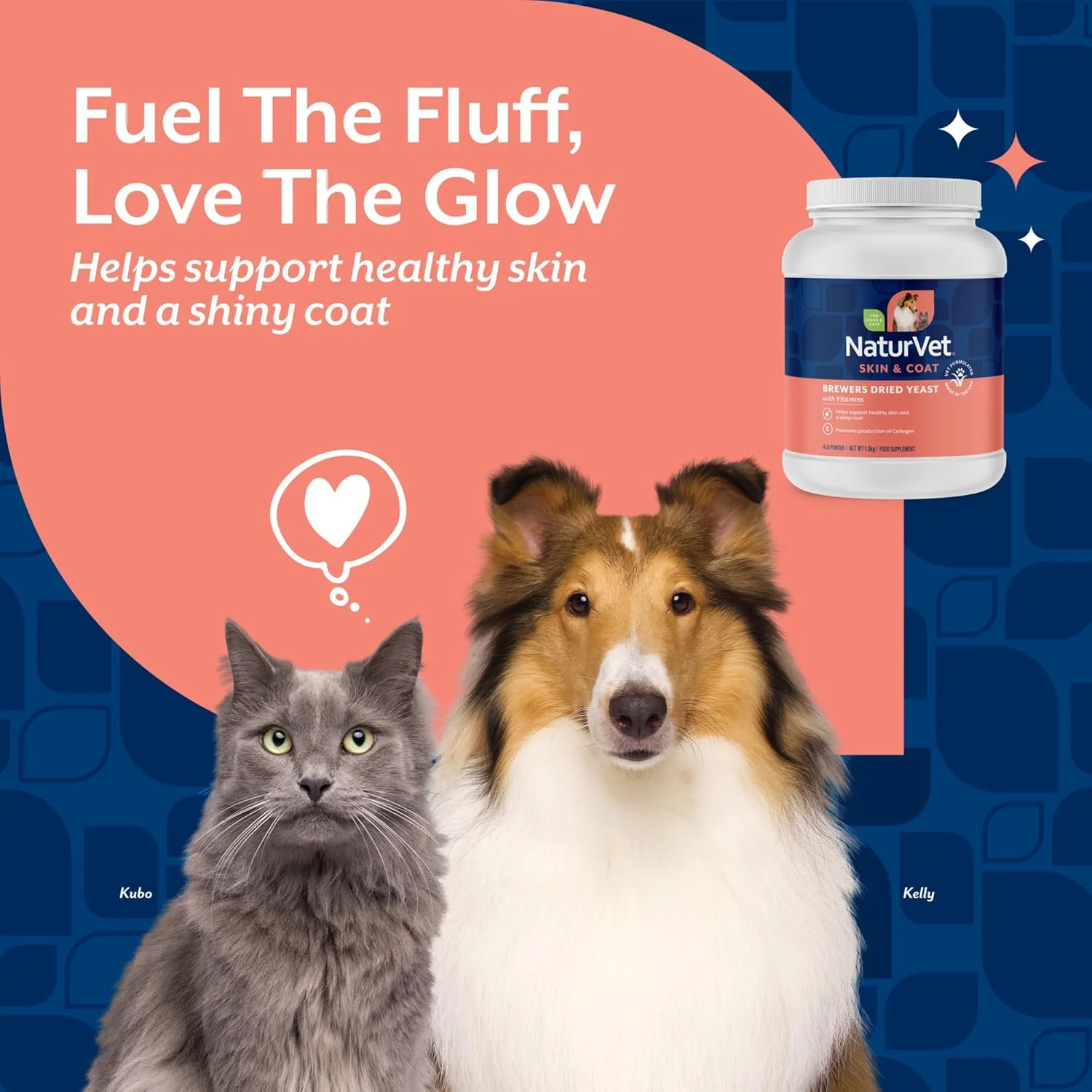 مخمر آبجو NaturVet با طعم سیر - 4 پوند