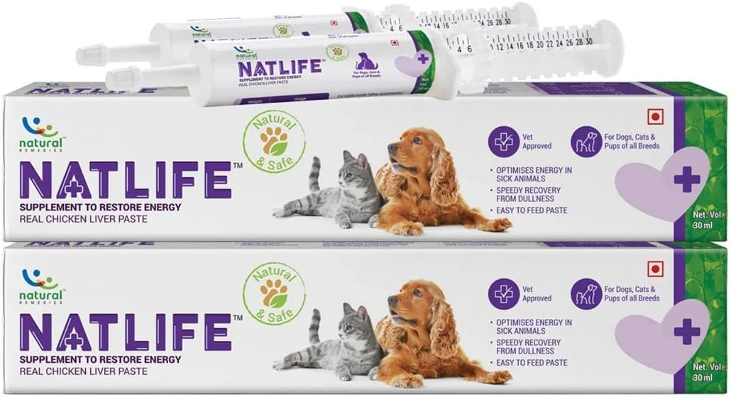 نات لایف، مکمل بازیابی انرژی، خمیر جگر مرغ واقعی - 30 میلی لیتر x 2 (بسته 2 عددی)