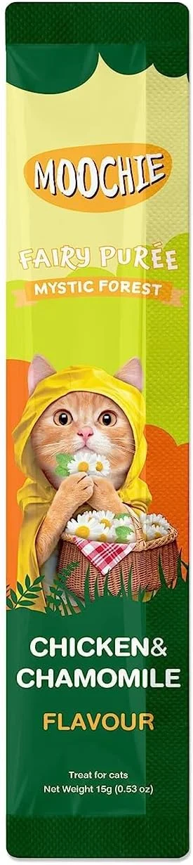 پوچ گربه موچی طعم مرغ و بابونه جنگل اسرارآمیز 15 گرمی