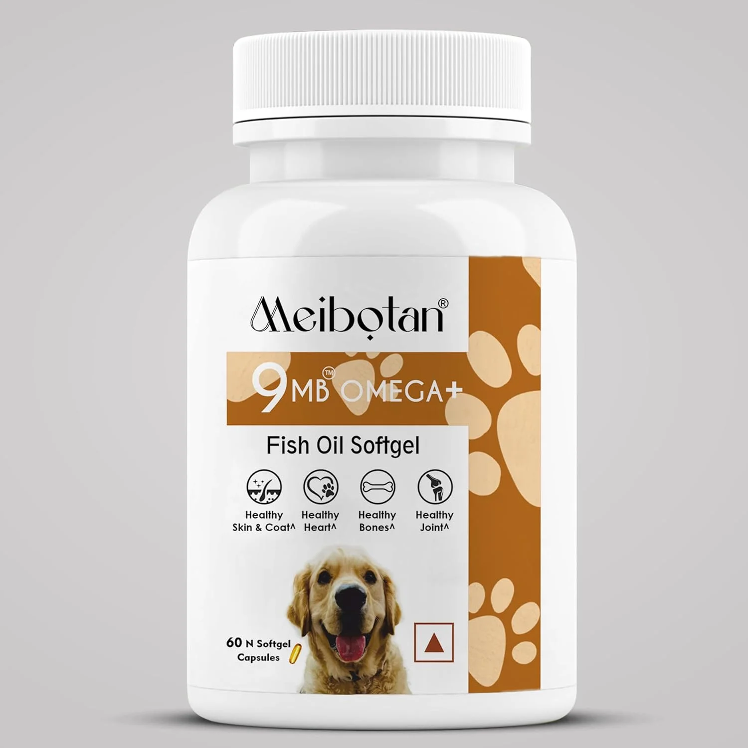 روغن ماهی برای سگ ها - تقویت کننده سیستم ایمنی، پوشش براق، رشد بهتر - مکمل غذایی برای حیوانات خانگی با ویتامین ها، 60 کپسول نرم