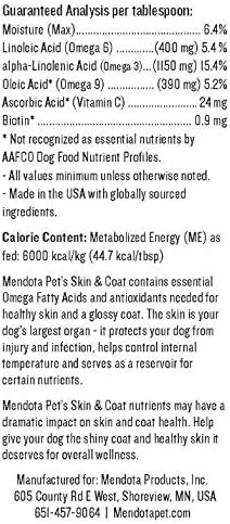 پودر پوست و موی حیوانات خانگی مندوتو - پوست و موی سالم - 396 گرم