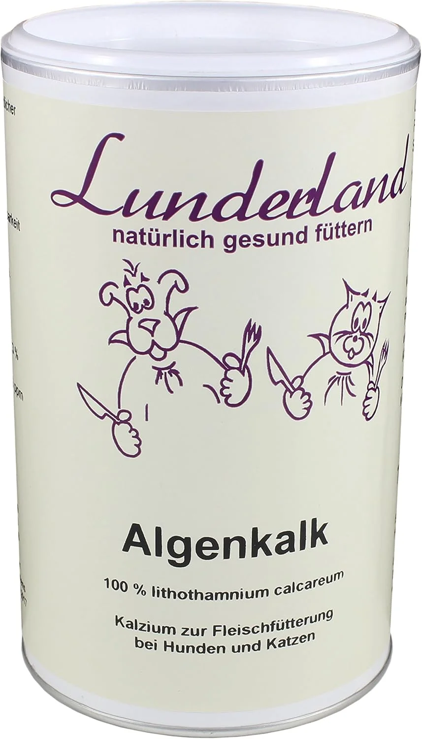 پودر جلبک آهکی لوندرلند | 700 گرم | مکمل غذایی برای سگ و گربه | برای پشتیبانی از تامین کلسیم | 100% جلبک دریایی Lithothanium Calcareum بدون هیچ افزودنی دیگری