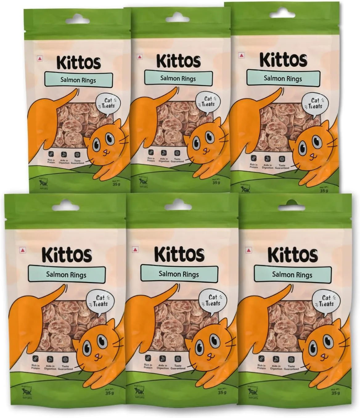 حلقه های ماهی سالمون کیتوس (بسته 6 عددی)