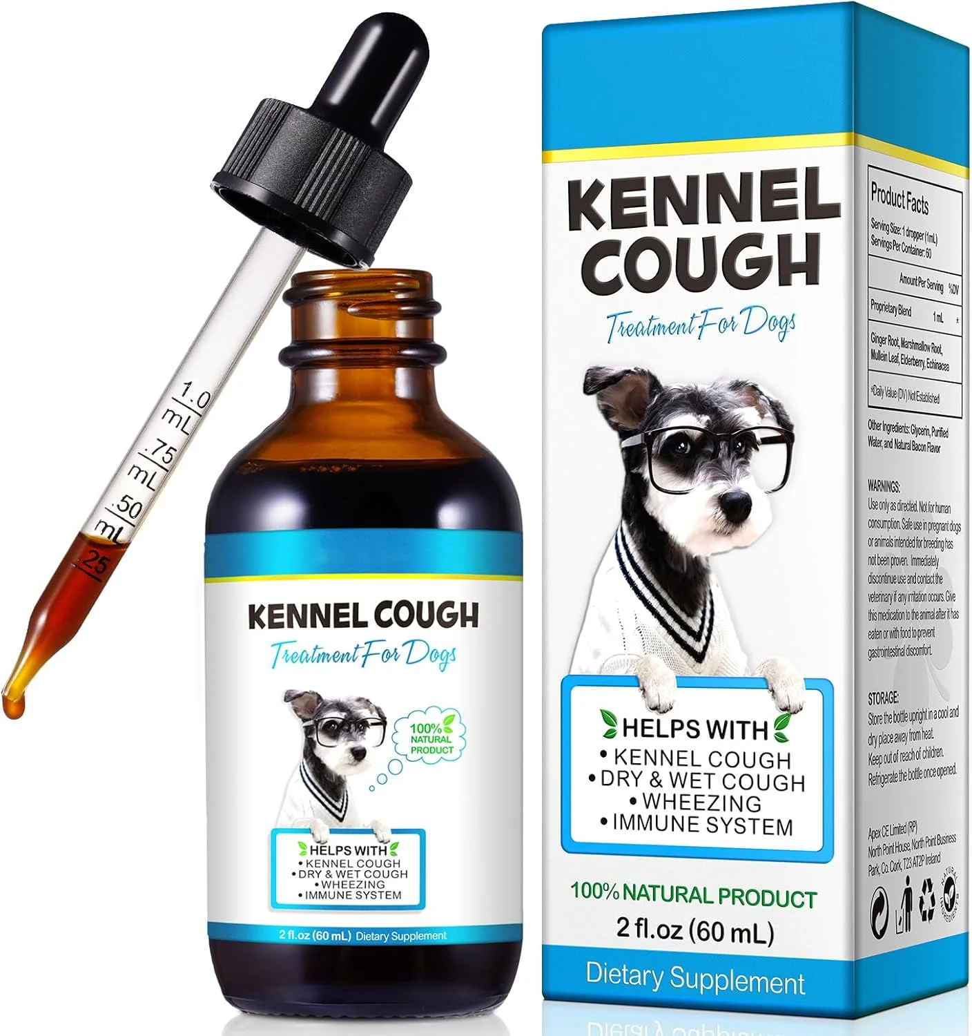 درمان سرفه سگی برای سگ ها، مکمل طبیعی سرفه برای سگ ها، تسکین دهنده ملایم احتقان سگ، تسکین دهنده آلرژی مایع سگ درمان سرفه سگی برای سگ ها، مکمل طبیعی سرفه برای سگ ها، تسکین دهنده ملایم احتقان سگ، تسکین دهنده آلرژی مایع سگ