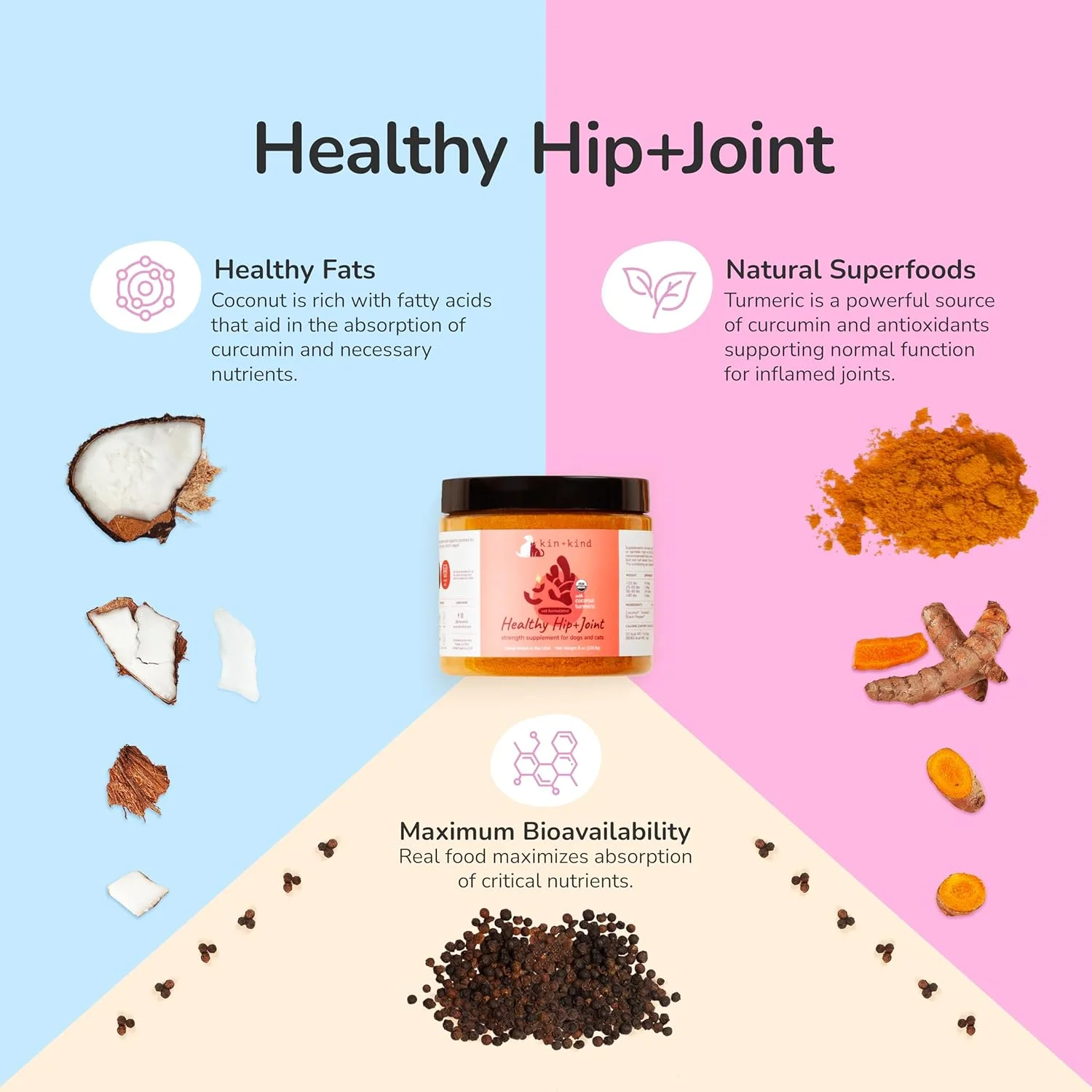 خمیر طلایی خام مفصل و لگن کین + کایند (3215 گرم)